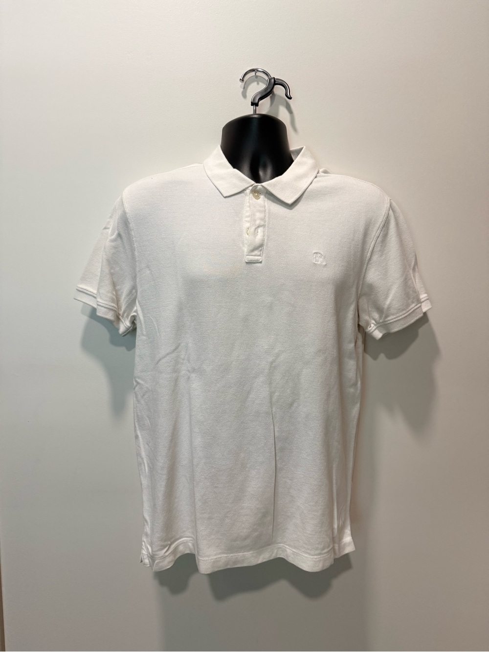 Banana Republic White Polo Shirt - Short Sleeve